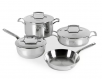 Saveur Selects Voyage Series 7-Piece Tri-Ply Stainless Steel Cookware Set