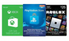 Video Game Gift / Subscription Cards: PlayStation, Xbox & More: Buy One, Get One 15% Off