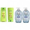 2-Count Garnier Fructis Shampoo/Conditioner w/ 4-Count Softsoap Hand Soap