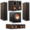 Klipsch Reference Premiere RP-280FA 5.1 Home Theater System, Walnut/Black