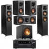 Klipsch Reference R-625FA 5.1 Home Theater System, Black w/Onkyo TX-NR6100 Rcvr