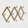 Project 62 Accordion Decorative Hook Rack Brass