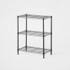 3 Tier Brightroom Wire Shelf (black) $15, 3 Tier Brightroom Wide Wire Shelf (black or chrome) $20