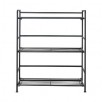 FlipShelf Wide 3 Shelf Black