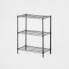 3 Tier Brightroom Wire Shelf (black) $15, 3 Tier Brightroom Wide Wire Shelf (black or chrome) $20