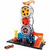 Hot Wheels City Super Twist Tire Shop Playset