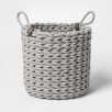 Project 62 Coiled Rope Fishtail Weave Basket: Large $12, Small $7