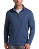 Michael Strahan Modern Fit 1/4 Zip Pullover, Navy Birdseye