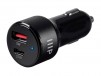 Monoprice Obsidian Speed Plus 2-Port (27W + 1A) USB Car Charger (Black)