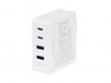 Monoprice 100W High Power 4-Port (2x USB-C & Type-A) Wall Charger (White)