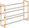 Honey-Can-Do 3-Tier Wood & Metal Shoe Rack $17, More