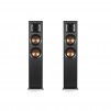 Klipsch Reference R-625FA Dolby Atmos Floorstanding Speakers, Black Textured Wood Grain Vinyl, Pair