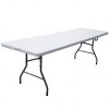 Plastic Rectangular Fold-in-Half Folding Table