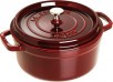 Staub 4-Quart Round Enameled Cast Iron Cocotte Dutch Oven (Cherry)