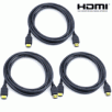 3 Pcs of 6 Feet HDMI Male to Male Digital A/V Cable, 28 AWG Cable