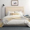 Charlie Upholstered Low Profile Standard Bed - King size