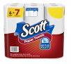 Scott: 12-Pack Big Roll Toilet Paper or 6-Pack Choose-A-Sheet Paper Towels