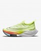 Nike Air Zoom Alphafly NEXT% Flyknit Racing Shoes (Barely Volt/Hyper Orange/Dynamic Turquoise/Black)