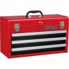 CRAFTSMAN  Portable 20.5-in Ball-bearing 3-Drawer Red Steel Lockable Tool Box