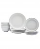 Tabletops Unlimited Farmhouse White 12-PC Dinnerware Set, Service for 4
