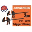 Jorgensen  E-Z Hold 2-Pack 24-in 600lb Trigger Clamp