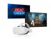 128GB Meta Quest 2 Advanced AIO VR Headset w/ RE4 & Beat Saber + $50 Fanatics GC