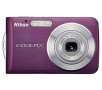 Nikon Coolpix S210 8.0 Megapixel Digital Camera in Plum + Free 2GB A-Data Speedy SD Card