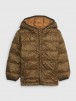 Gap: Toddler Hooded Lightweight Puffers: 3D Dino $12.50, Cheetah Print $10, More