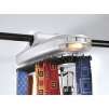 Rotating Tie Rack with Battery-powered Light