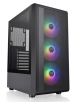 Thermaltake S200 TG Black ATX Mid Tower ARGB Tempered Glass Computer Chassis