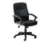 OfficeMax Mid-Back Executive Fabric Chair, Black
