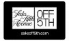 $20 Saks Fifth Avenue OFF 5TH eGift Card $12