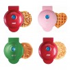 Dash Holiday Mini Maker Set of 4, Heart, Gingerbread and Christmas Tree Mini Waffle Maker