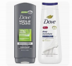 20-Oz Dove Body Wash or 18-Oz Dove Men+Care Body Wash (Various Scents) + $4 in Walgreens Cash Reward 2 for $6.3