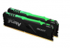 32GB (2x16GB) Kingston Fury Beast RGB DDR4 3600 PC4 28800 Desktop Memory Kit