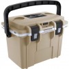 Pelican 14QT Personal Cooler, Tan/White