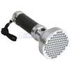 100 LED Aluminum Flashlight (Silver/Black)