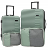Kensie 4-Piece Hillsboro Expandable Rolling Hardside Collection Set