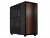 Fractal Design North ATX mATX Mid Tower PC Case - Charcoal Black Chassis with Walnut Front and Mesh