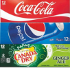 12-Pack 12-Oz Pepsi, Coke, Mountain Dew, Dr Pepper & More Sodas 3 for $11.25