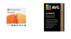Microsoft 365 Bundles (Digital): 1-Yr Microsoft 365 Personal + 1-Yr AVG Ultimate $40, More