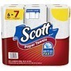Scott Paper Towels, Choose-A-Sheet, Regular Rolls65.0ea x 6 pack + 12-Count Scott ComfortPlus  1-Ply Toilet Paper