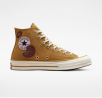 Converse Unisex Chuck 70 Crafted Patches Sneakers (Burnt Honey/Deep Bordeau)