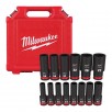 12-Pc Milwaukee Shockwave 1/2" SAE Socket Set $35, 14-Pc 1/2" Metric Socket Set