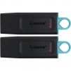2-pk Kingston 64GB DataTraveler Exodia USB 3.2 Flash Drive