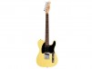 Indio by Monoprice Retro Classic Electric Guitar with Gig Bag, Blonde