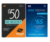 Prepaid Wireless/Airtime Cards (Email Delivery): Spend $50, Get $5 Off
