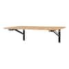 41 in. Folding Wood Top Wall Mounted Workbench