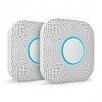 Google Nest Protect Smoke Alarm and Carbon Monoxide Detector, 2-pack