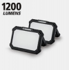 2-Pack Husky 1200-Lumen Rechargeable Magnetic Utility Light